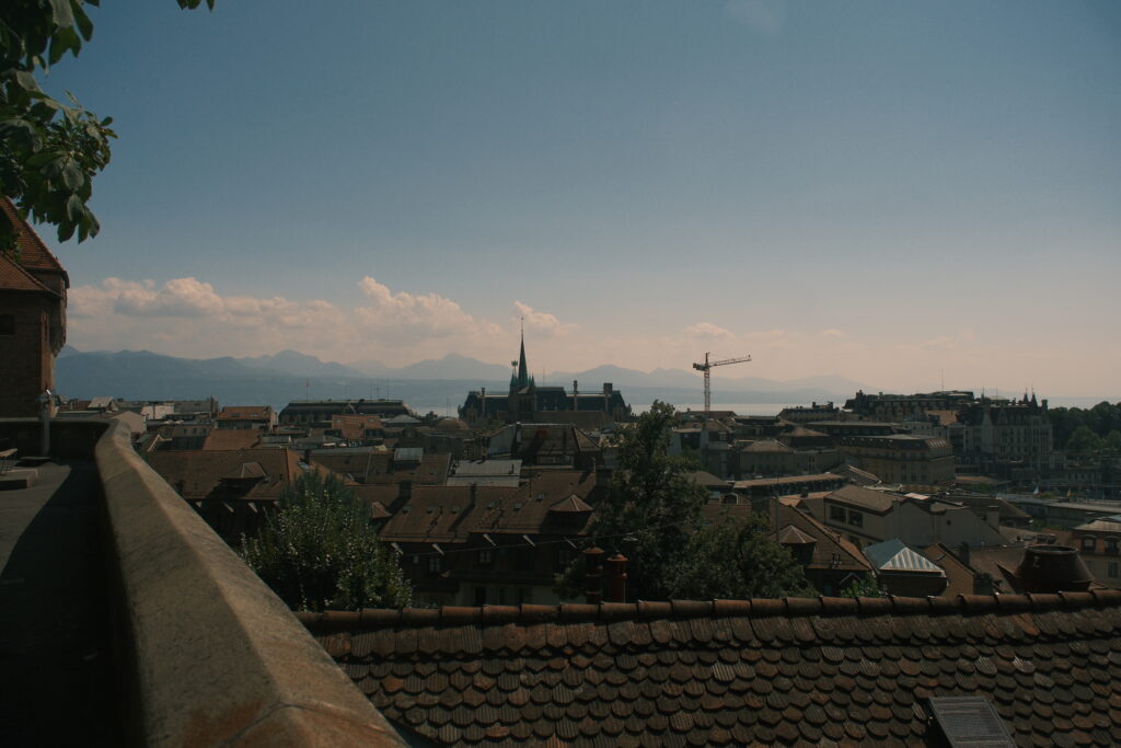 Lausanne skyline