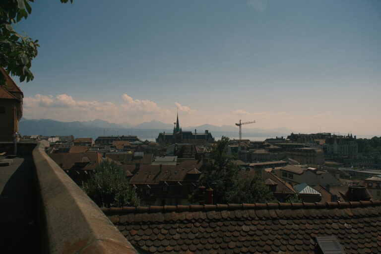 Lausanne skyline